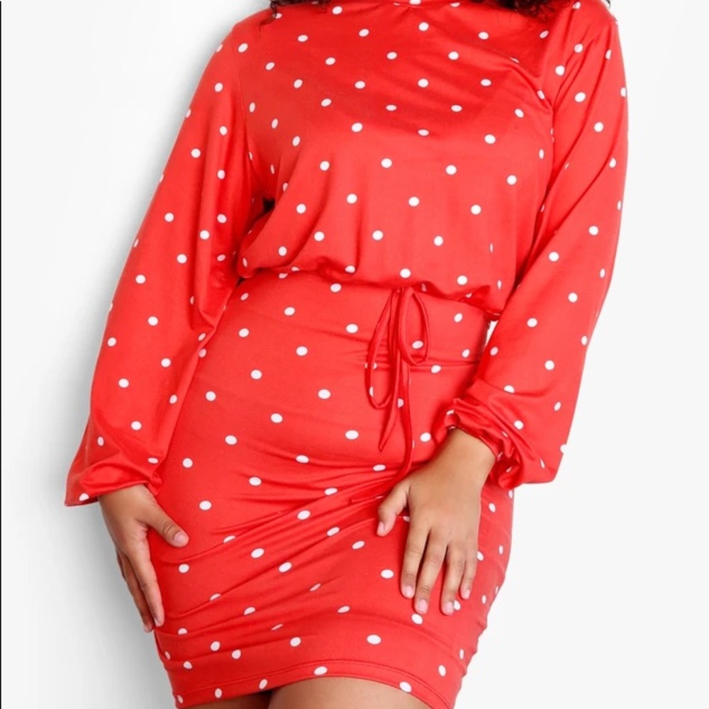 REBDOLLS Cosmo Please Polk Dot Dress size 5x